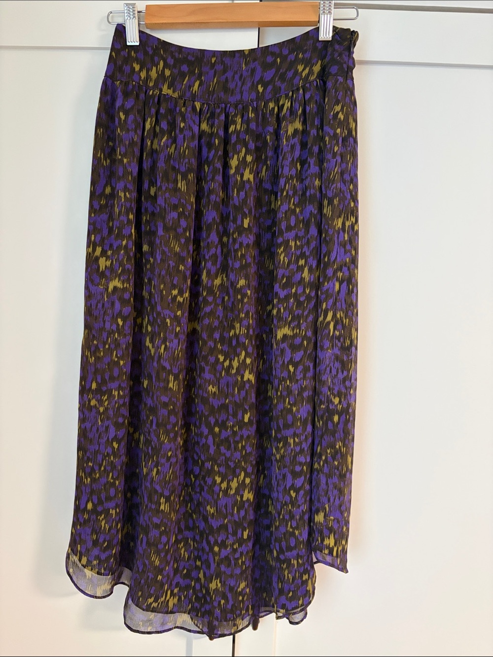 Greylin printed flowy midi/maxi skirt - xs